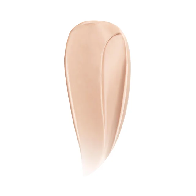 A smooth, teardrop-shaped swatch of Biotherm Blue Therapy Revitalize Anti-Aging Night Cream, showing the light beige, creamy texture of the product against a plain white background.
